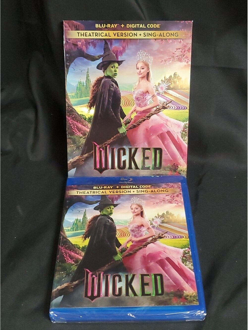 Wicked Theatrical & Singalong (Blu-ray & Digital, 2025) w/ Holographic Slipcase